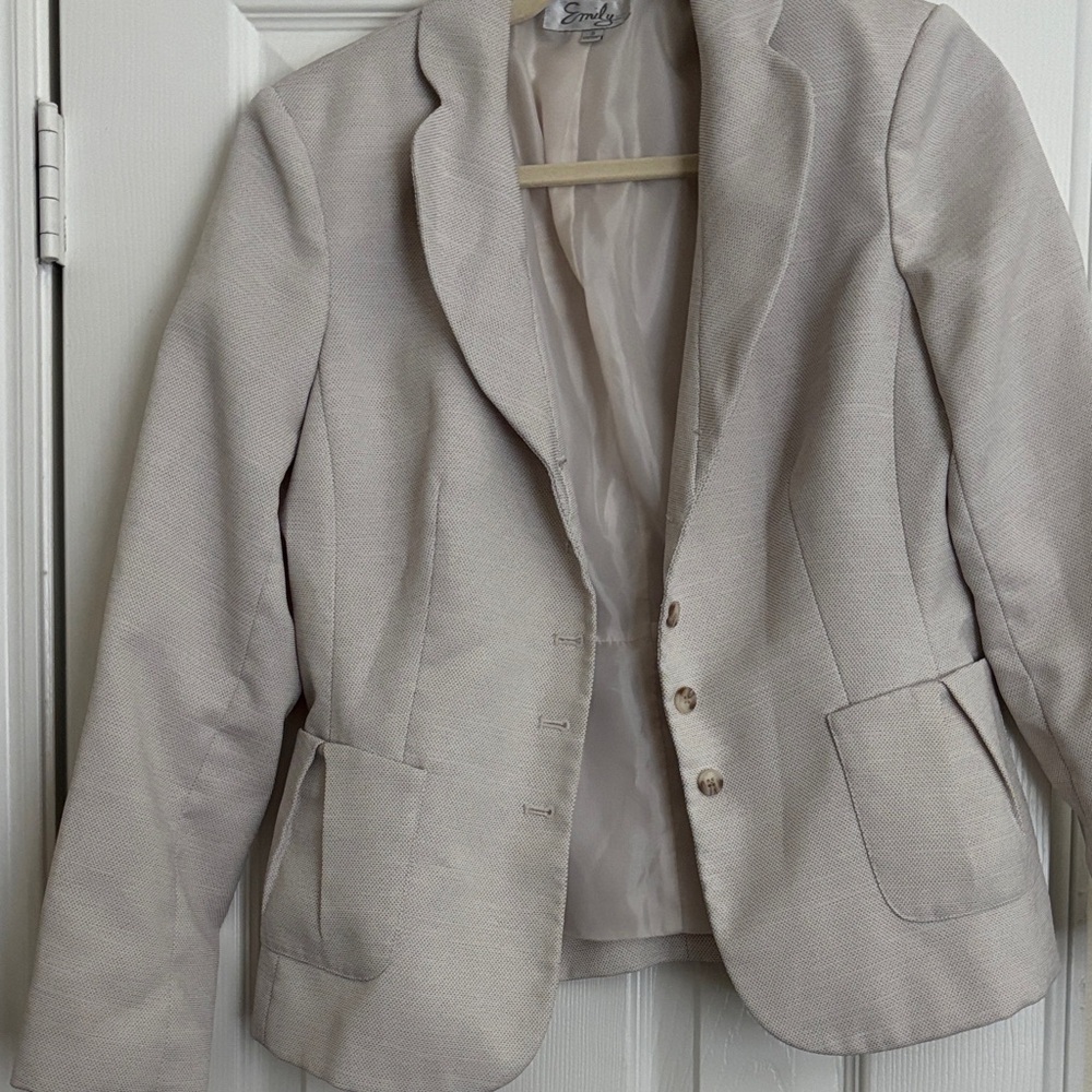 Emily Designs Cream Women's Blazer